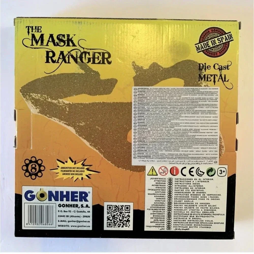 NEW The Mask Ranger 5pc Cap Gun Costume Pretend Playset